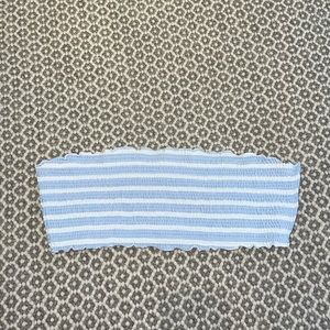 LA Hearts bandeau bikini top